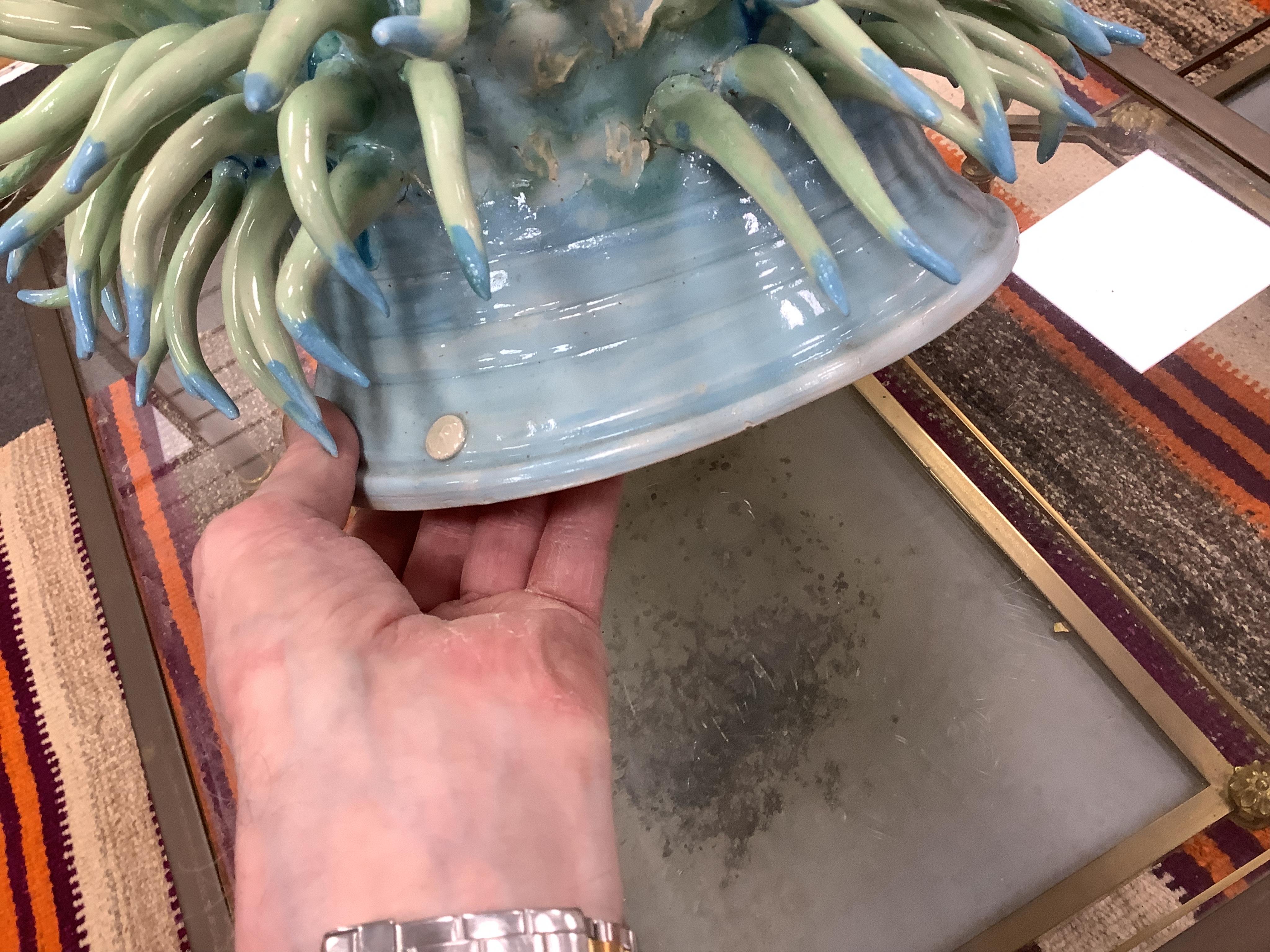 Frances Doherty, a Long Tentacle Anemone ceramic sculpture, 36cm in diameter